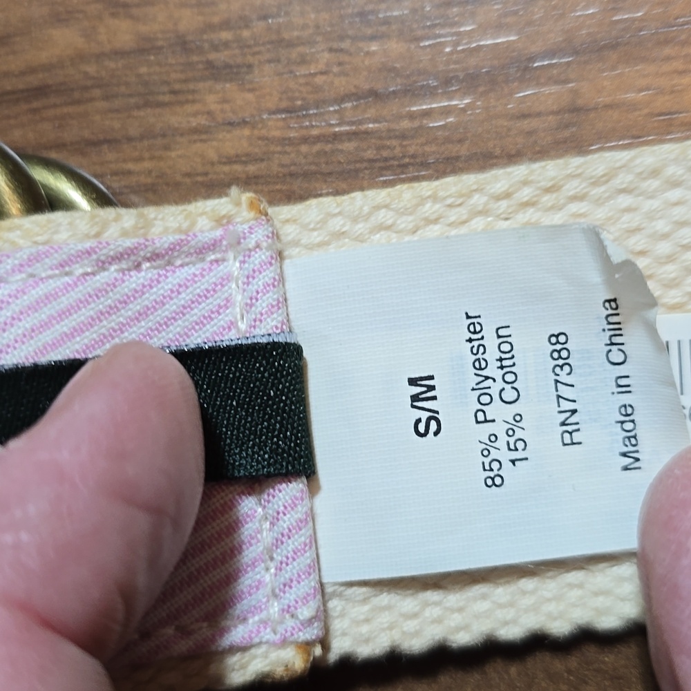 J. Crew Pink Martini Cocktail Embroidered D-Ring Belt - Picture 6 of 10